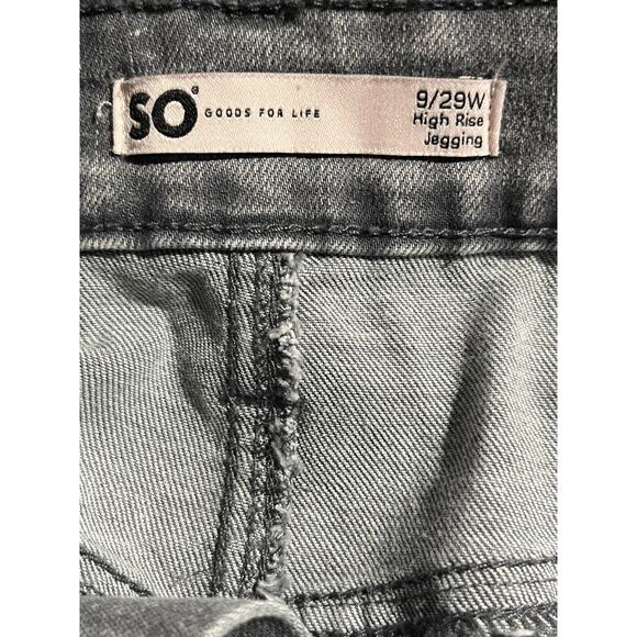 Gray Acid Wash Distressed Skinny Jeans Y2K Jeggings Size 29 High Rise Stretchy - Picture 7 of 8